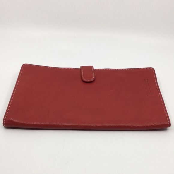 Vanbrock Red Faux Leather Travel Jewelry Case - Picture 3 of 16